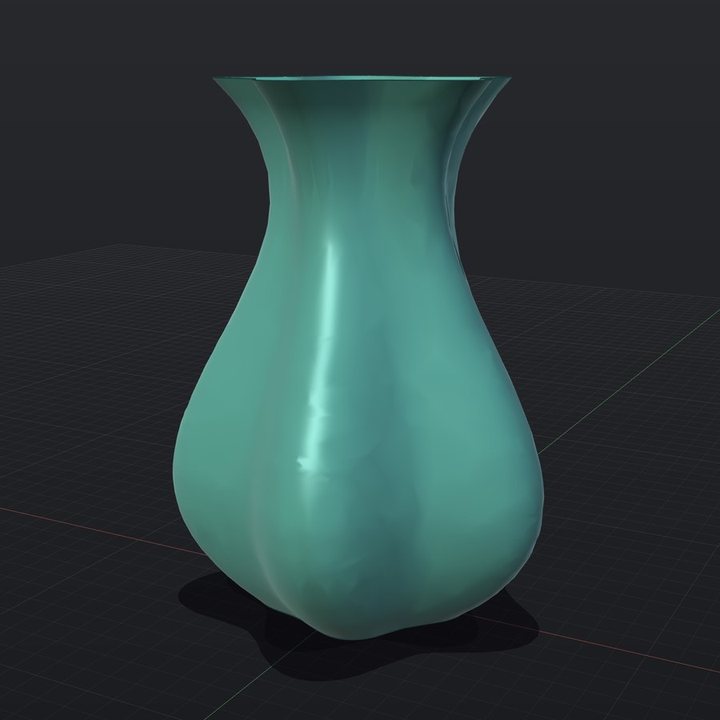 Lofted vase, modelled in Serpentine3D